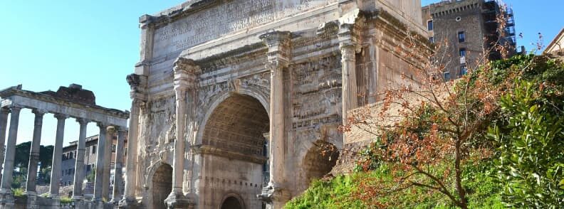 arch of septimius severus roman forum 罗马广场塞普提米乌斯·塞维鲁拱门