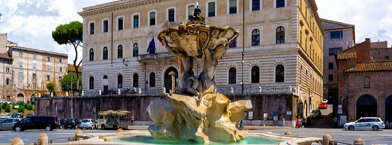 barberini piazza in rome 罗马的Barberini广场