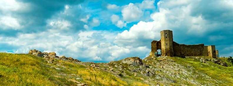 cetatea enisala fortress dobrogea visit romania Cetatea enisala堡垒dobrogea访问罗马尼亚