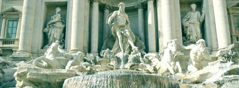 fontana di trevi rome historical center 罗马许愿池历史中心