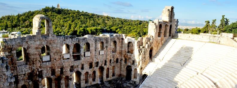 odeon of herodeus atticus acropolis hill athens greece 希腊雅典卫城山希罗狄厄斯阿提克斯音乐厅
