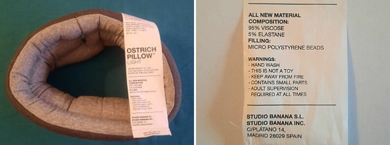 ostrich pillow light tag 鸵鸟枕光标记