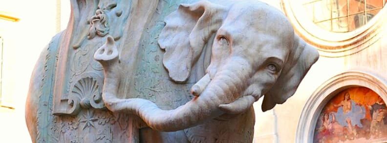 piazza della minerva elephant and obelisk monument rome piazza della密涅瓦大象和方尖碑纪念碑罗马