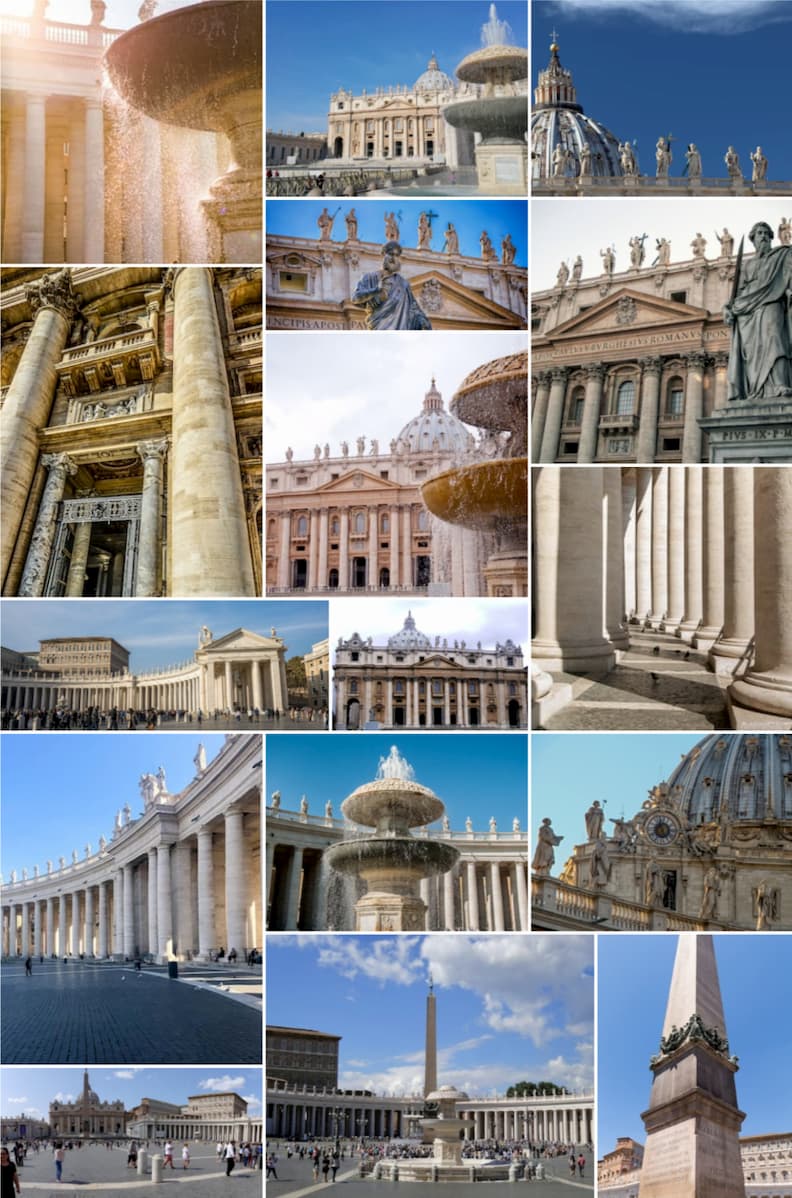 piazza san pietro vatican city 梵蒂冈圣彼得广场