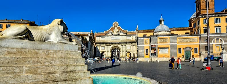 rome piazza del popolo 罗马人民广场