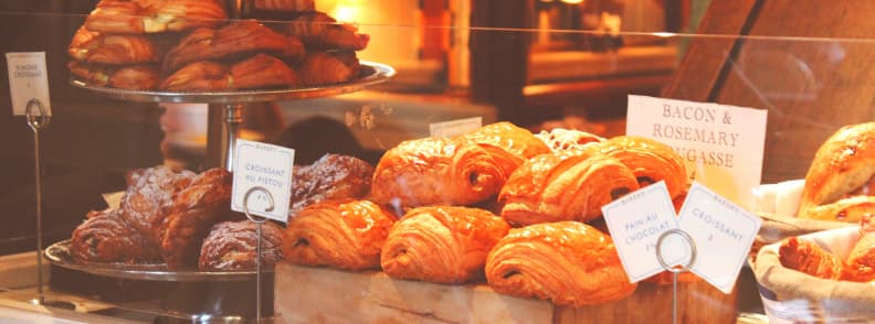 save money travel europe eat from french bakery 欧洲旅行省钱,吃法国面包店