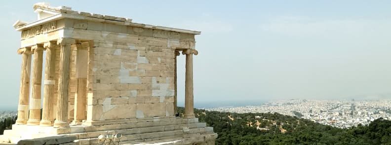 temple of athena nike acropolis hill city of athens 雅典娜神庙耐克雅典卫城山城