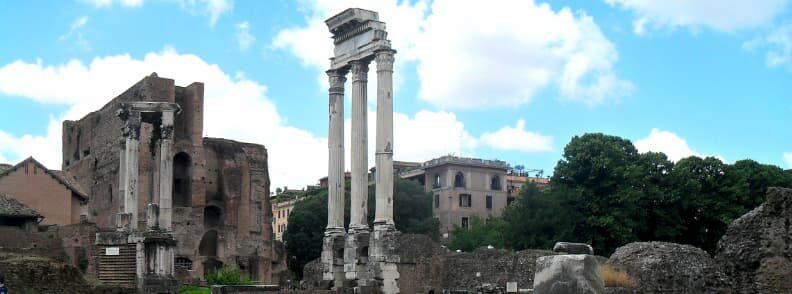temple of castor and pollux dioscuri roman forum 蓖麻神庙和罗马论坛