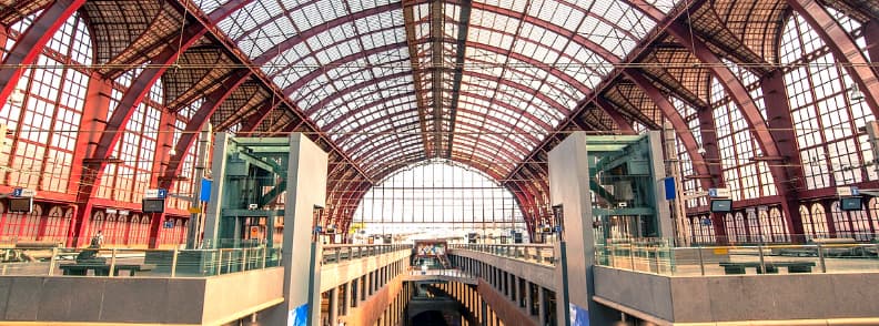 train station antwerp belgium 比利时安特卫普火车站