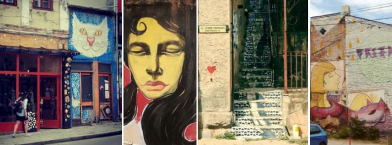 veliko tarnovo street art murals Veliko tarnovo街头艺术壁画