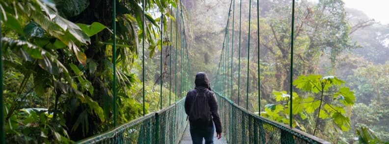 costa rica hanging bridge la fortuna 哥斯达黎加命运吊桥